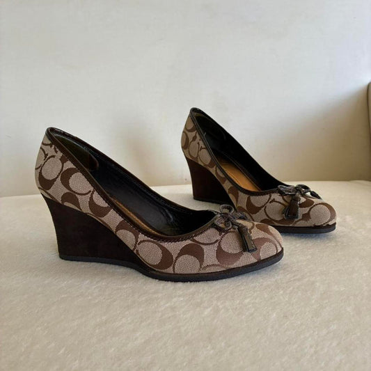Vintage Monogram Wedges